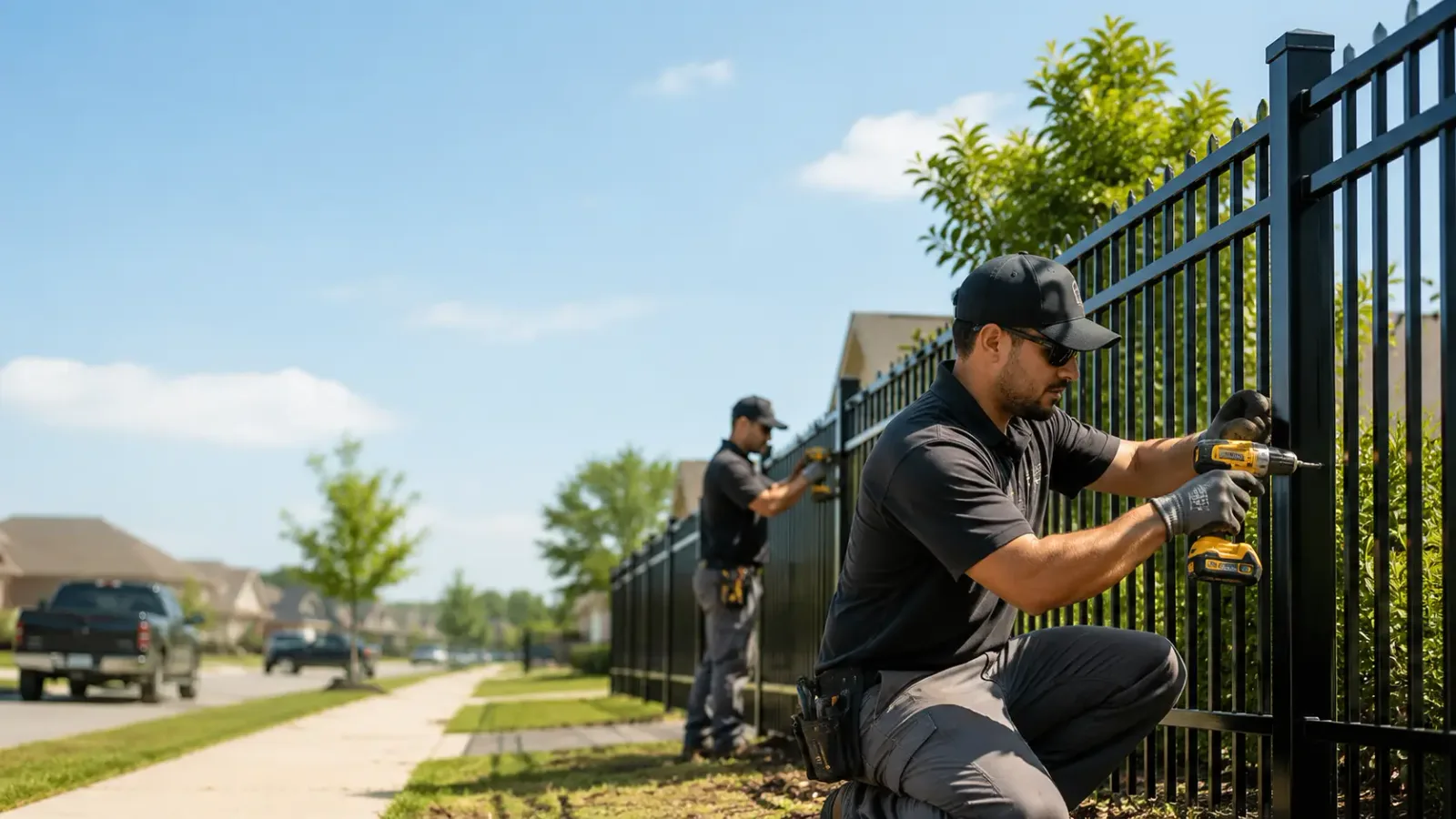 Metal Fence Installation in Baraboo, WI